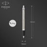 Набор из 2х ручек в подарочной коробке PARKER IM DUO STAINLESS STEEL CT;. Шариковая и перьевая ручка. 2183058