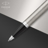 Набор из 2х ручек в подарочной коробке PARKER IM DUO STAINLESS STEEL CT;. Шариковая и перьевая ручка. 2183058