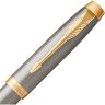 Ручка-роллер PARKER IM BRUSHET METAL GT, F CW1931663
